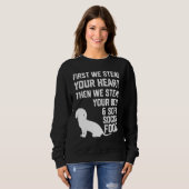 Dachshund Steal Your Heart Steal Your Bed and Sofa Trui (Voorkant volledig)