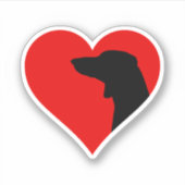 Dachshund Sticker (Voorkant)
