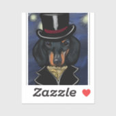 DACHSHUND STICKER (Vel)