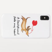 Dachshund Stole my Heart Case-Mate iPhone Case (Achterkant (horizontaal))