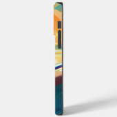 Dachshund strand surfen schilderij Case-Mate iPhone case (Achterkant / Links)