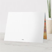 Dachshund Strand Surfen Schilderij Kaart (Achterkant)