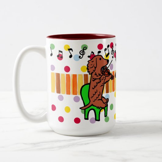 Dachshund String Trio Musician Mok (Links)