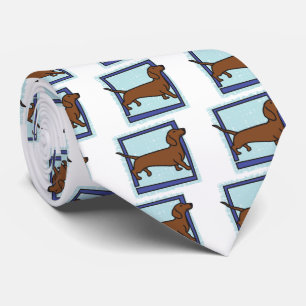 Dachshund Stropdas