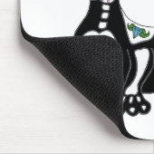 Dachshund Sugar Skull Muismat (Hoek)