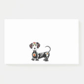 Dachshund Sugar Skull Post-it® Notes (Voorkant)