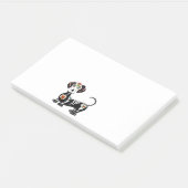 Dachshund Suiker Skull Post-it® Notes (Schuin)