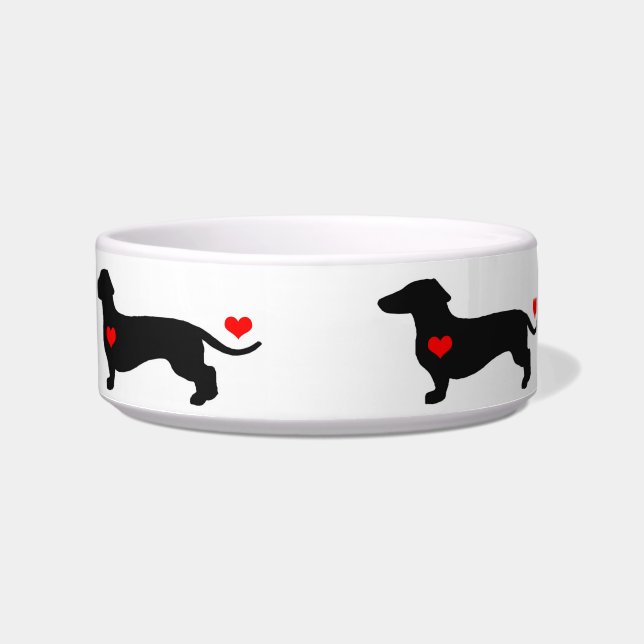 Dachshund SweeBaby Bowl Voerbakje (Voorkant)