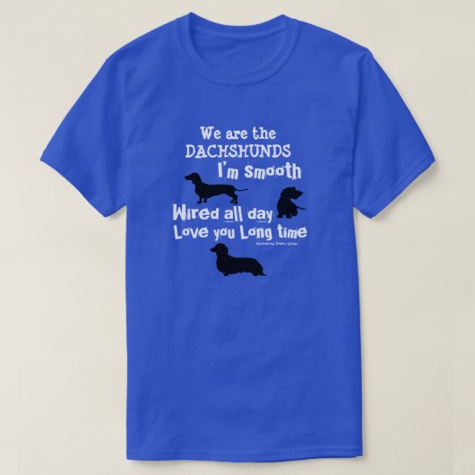 Dachshund T-Shirt (Design voorkant)