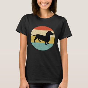 Dachshund  Teckel Retro T-shirt
