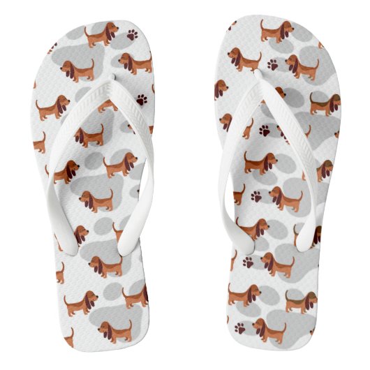 Dachshund Teenslippers (Voetbed)