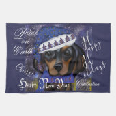 Dachshund Theedoek (Horizontaal)