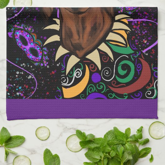 Dachshund Theedoek (Gevouwen)