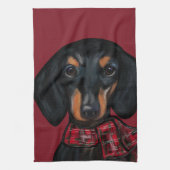 DACHSHUND THEEDOEK (Verticaal)