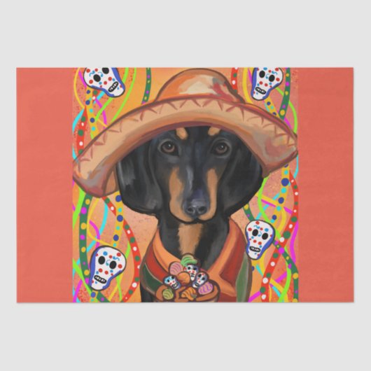 DACHSHUND TISSUEPAPIER (Voorkant)
