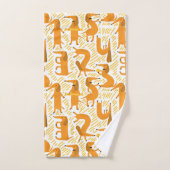 Dachshund Towel Set Wiener Dog Bathroom Decor Bad Handdoek (Handdoek)