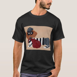  Dachshund Treat Thief burglar T-shirt