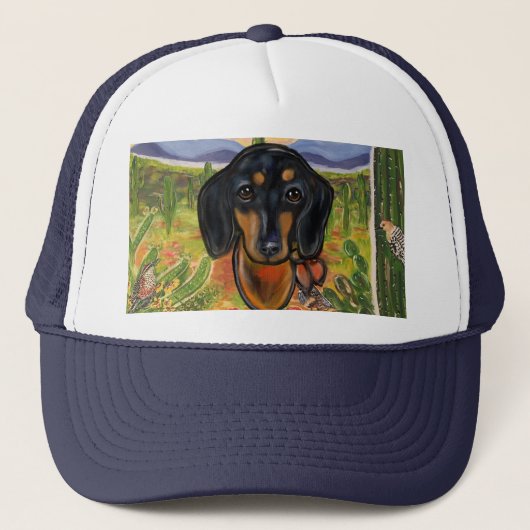 DACHSHUND TRUCKER PET (Voorkant)
