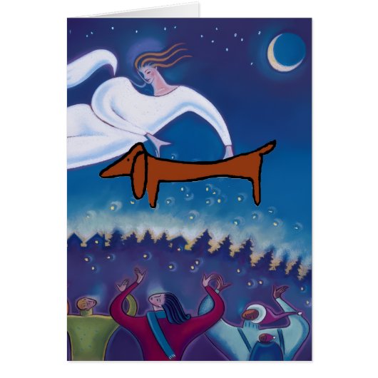 Dachshund, un cadeau du ciel (Devant)
