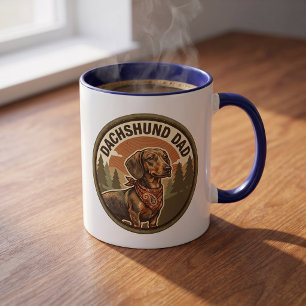 Dachshund Vader Koffiemok Wiener Dog Dad Cadeau Mok