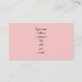 Dachshund-visitekaartjes Visitekaartje (Achterkant)