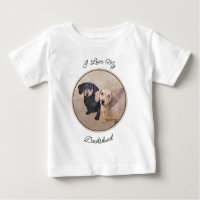 Dachshund (vloeiend) schilderen - Oorspronkelijke