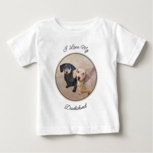 Dachshund (vloeiend) schilderen - Oorspronkelijke 