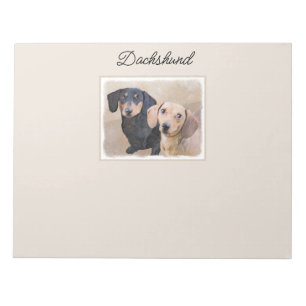 Dachshund (vloeiend) schilderen - Oorspronkelijke Notitieblok
