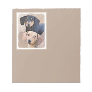 Dachshund (vloeiend) schilderen - Oorspronkelijke Notitieblok