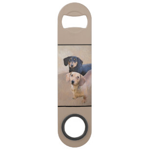 Dachshund (vloeiend) schilderen - Oorspronkelijke Speed Flessenopener
