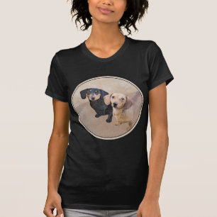 Dachshund (vloeiend) schilderen - Oorspronkelijke  T-shirt