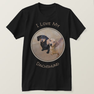 Dachshund (vloeiend) schilderen - Oorspronkelijke T-shirt