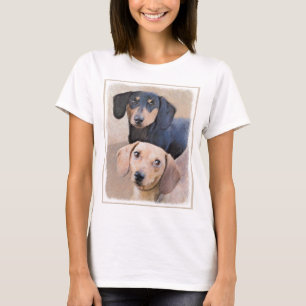 Dachshund (vloeiend) schilderen - Oorspronkelijke T-shirt