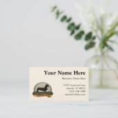 Dachshund [Vloeiend] Visitekaartje (Staand voorkant)