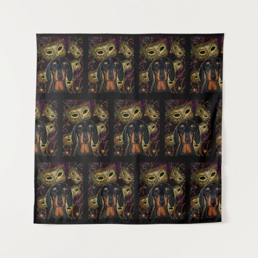 Dachshund Wandkleed (Voorkant)