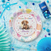 Dachshund Waterverf Papier Bord (Feest)