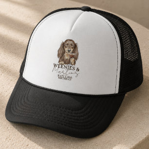 Dachshund Weenies en Martinis Feestje Trucker Pet