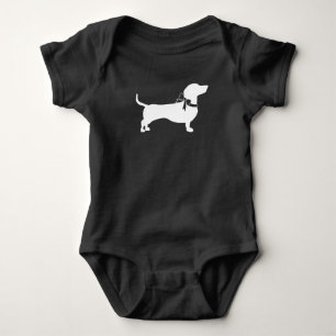 Dachshund Weiner Dog Baby shower Geslacht Neutraal Romper