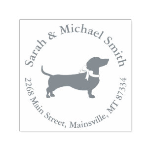Dachshund Weiner Dog Baby shower Geslacht Neutraal Zelfinktende Stempel