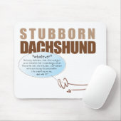 Dachshund.. WHATEVER. Muismat (Met muis)