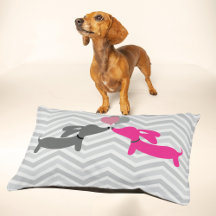 Dachshund Wiener Chien Love & Hearts Chien Lit