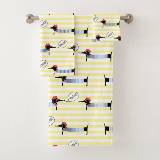 Dachshund Wiener Dog Bonjour (En situation)