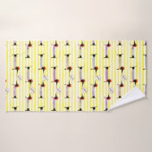 Dachshund Wiener Dog Bonjour (Serviette de bain)