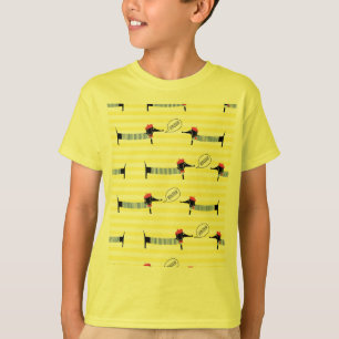 Dachshund Wiener Dog Bonjour T-shirt