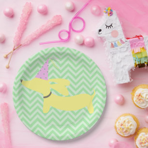 Dachshund Wiener Dog Party Papieren Bordje