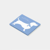 Dachshund Wiener Dog Puppy Post-it® Notes (Schuin)