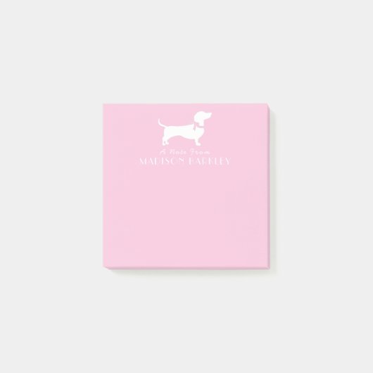 Dachshund Wiener Dog Puppy Post-it Notes (Voorkant)