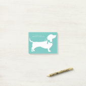 Dachshund Wiener Dog Puppy Post-it Notes (Sur un bureau)