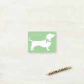 Dachshund Wiener Dog Puppy Post-it Notes (Op bureau)