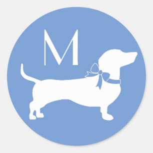 Dachshund Wiener Dog Puppy Ronde Sticker